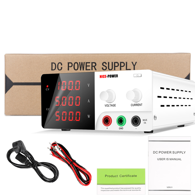 NICE-POWER R-SPS1005 100V 5A High Power Supply Dc Regulated Power DC Intelligent Temperature Charge Repair Maintenance Test
