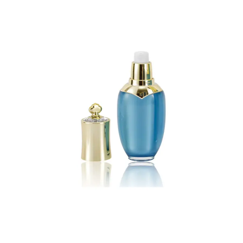 Oils Cosmetic Transparent Essential Spray Bottles Cosmetic Setting Spray Bottle 100ml Acrylic Luxury Skincare Bottle Blue