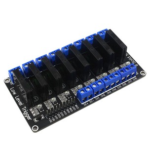 Solid State <strong>Relay</strong> Module <strong>8</strong> Channel 5V 12V 24V High and Low Level Trigger <strong>8</strong> Way <strong>Relay</strong> with Fuse 250V 2A - Product Image 6