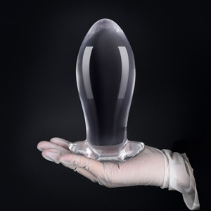 Tapón Anal de Huevo de Dragón, Cristal Transparente Grueso, Expansor, Juguete Sexual para Uso en la Espalda - Product Image 4