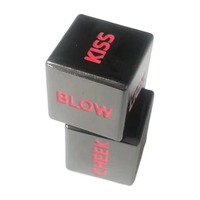 Jeu de dés 3D en alliage de zinc de qualité supérieure, forme diamant, à angle droit, pour adultes, pour jeux de société, d'échecs, de cartes, de stratégie et de Go
