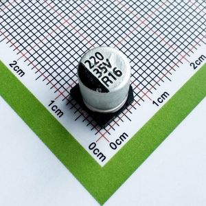 Factory Direct RV221M035F105ETR 8*10.5 Capacitors SMD Electrolytic Capacitors 220uF 20% 35V - Product Image 1