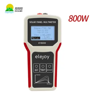 Elejoy EY800W MPPT太阳能电池板800瓦测试仪万用表供电停车电表智能电流闪光VOC电压测试仪