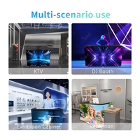 Pantalla LED Flexible P2.5 para Interiores, Mostrador de Recepción, Mesa Portátil para Festivales de Música, Discotecas, Bares, Exhibiciones, Cabinas de DJ