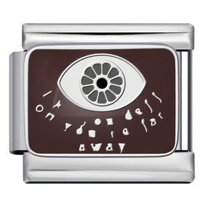 Pulsera de módulo italiano de moda con Popular correa elástica DIY patrón de aceite de goteo de acero inoxidable encanto elegante - Product Image 6