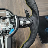 Volant en fibre de carbone en forme de D personnalisé en gros pour BMW F10 F20 F30 F32 F80 F82 M3 M4 M5 M6 E90 X5 X6