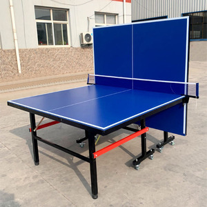 Table de tennis de table pliable pour sport mobile, taille standard 274 cm, table de <span class=keywords><strong>ping</strong></span>-<span class=keywords><strong>pong</strong></span> d'intérieur avec construction en MDF à 8 roues - Product Image 6
