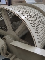 Laveuse rotative industrielle standard grande capacité pour usine de transformation de pommes de terre, équipement de nettoyage pour patates douces