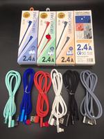 Kabel USB-A Micro USB Type-C Berkualitas Tinggi, Hitam, Double Elbow, Kepang, Konektor Berlapis Timah, Konduktor Tembaga untuk Pengisian Daya Ponsel Cepat