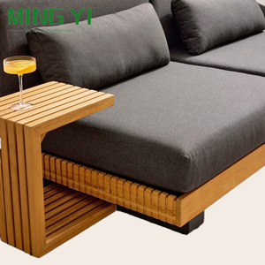 Set di Divani <span class=keywords><strong>da</strong></span> Giardino a Forma di L <span class=keywords><strong>in</strong></span> <span class=keywords><strong>Vimini</strong></span> Resistente alle Intemperie, <span class=keywords><strong>Mobili</strong></span> per Esterni di Alta Qualità per Hotel - Product Image 3