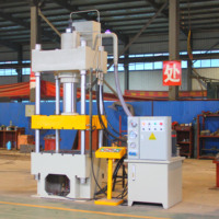 Prensa Hidráulica de Cuatro Columnas de 160 Toneladas, Marca RHY, Bomba de Motor, Rodamiento, Tamaño de Mesa Personalizado, para Conformado y Estampado de Metales
