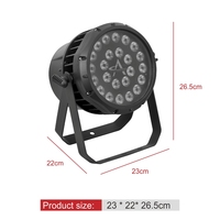 Projecteur LED Par RGBW 4-en-1 à Zoom L24IP 24x10W, Étanche IP65, en Aluminium, pour Éclairage de Scène Extérieur et Projets d'Ingénierie