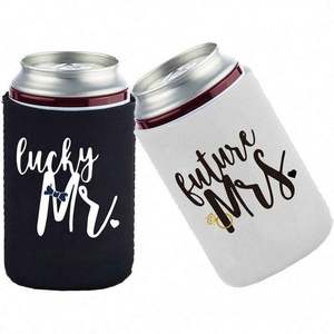 Logotipo personalizado 12oz aislamiento de neopreno puede enfriador sublimación en blanco Delgado impermeable cierre de cremallera puede rechoncho titular Stubbie - Product Image 2