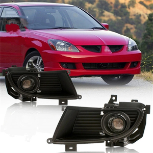 Bộ đèn sương mù trước, kính trong/vàng, dành cho <span class=keywords><strong>Mitsubishi</strong></span> <span class=keywords><strong>Lancer</strong></span> 2004 2005 2006 2007, kèm dây dẫn và công tắc - Product Image 2