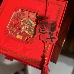 Luxury Handheld Gift <b>Box</b> for Bird's Nest Dendrobium Red Ginseng Wholesale Chinese New Year Style - Product Image 3