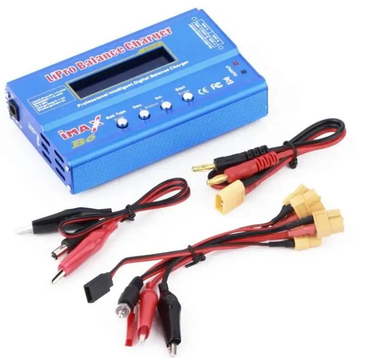 เครื่องชาร์จแบตเตอรี่80W Lipo NiMH li-ion Ni-Cd ดิจิตอล RC IMAX B6 lipro