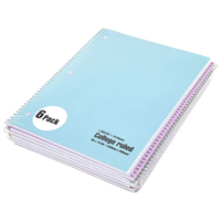 Benutzer definiertes Logo undatiert College Ruled Paper Office Spiral schreiben Notizbücher Notizbuch für Studenten