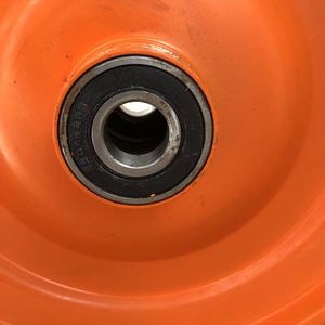 Roda de Borracha Sólida de 15 Polegadas para Uso Pesado, Capacidade de Carga de 160kg para Carrinho de Mão <span class=keywords><strong>Industrial</strong></span> e Plataforma de Armazém - Product Image 4