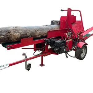 Củi xử lý log Splitter 20ton gỗ chipper chia gỗ log tách lâm nghiệp Máy gỗ Splitter