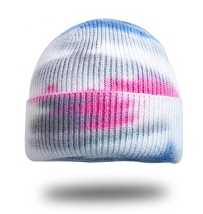 Gradient Tie Dyed Chapeau tricoté pour femmes et hommes Sports de plein air Escalade de <span class=keywords><strong>montagne</strong></span> Tendance Épaissie Oreille Chaude <span class=keywords><strong>Bonnet</strong></span> - Product Image 3