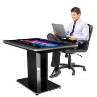 Table tactile interactive de bureau 55 pouces, directement de l'usine, avec réglage multi-angles et Android pour réunions et collaboration