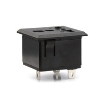 Soket AC Universal Panel 250V 16A, Wadah Outlet Soket Daya AC AC-011 Universal