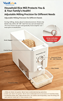 Mini moulin à riz domestique pour l'Asie du Sud-Est – Machine de traitement du paddy à domicile pour un riz frais, sain, conservé et poli