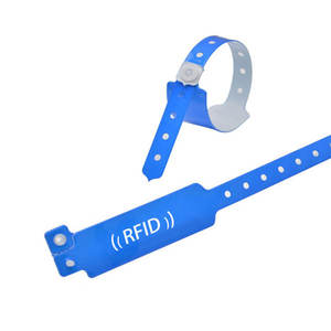 Gelang PVC/vinil kustom dengan tag identifikasi - Product Image 1