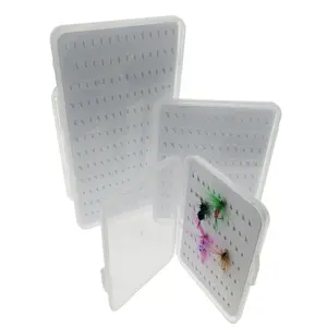 wholesale fly box fishing tackle abs fly fishing foam box fish hook spoon accessories storage boxes