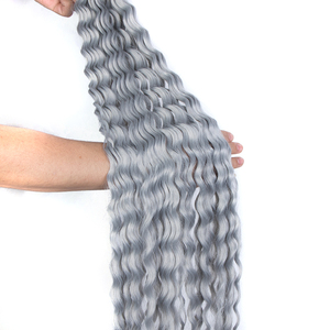 Extensions de cheveux synthétiques Jessica Russia Ariel Katrine <span class=keywords><strong>Monica</strong></span>, tresses synthétiques, vague profonde, vague bouclée synthétique, torsades - Product Image 5