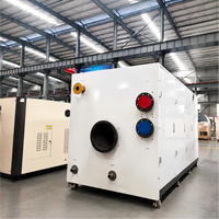 Chaudière à eau chaude au gaz naturel ou au mazout Huanuo, prix usine, 0,7 MW-7 MW, chaudière hydronique commerciale à condensation, acier inoxydable 316