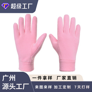Guantes de lana para niños, con aislamiento térmico, para pantalla táctil, bicicleta, deportes al aire libre, calidez invernal - Product Image 3