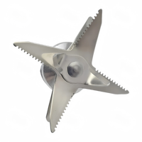 Pièces de rechange pour mixeur commercial en alliage d'aluminium, 2L en alliage d'aluminium, 8 lames, lame à roulement unique