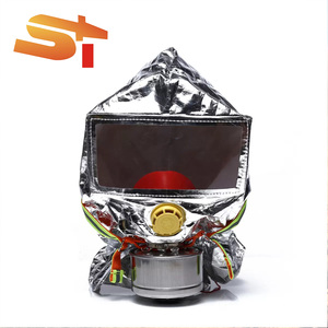 Masker <span class=keywords><strong>Gas</strong></span> pemadam kebakaran silikon, <span class=keywords><strong>Respirator</strong></span> penyelamatan diri tertentu dengan filter antiasap untuk Hotel - Product Image 1