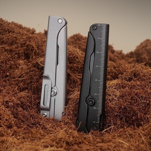 Mini ciseaux pliants transfrontaliers, outil pliant portable multifonctionnel pour le camping et les situations d'urgence en extérieur, en acier inoxydable - Product Image 3