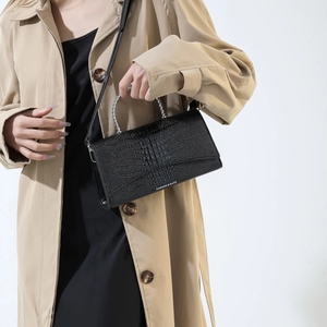 Women Crocodile Pattern Leather Shoulder <strong>Bags</strong> Prom <strong>Clutch</strong> Designer Top Handle Handbags Casual Brown White <strong>Orange</strong> Crossbody <strong>Bags</strong> - Product Image 2