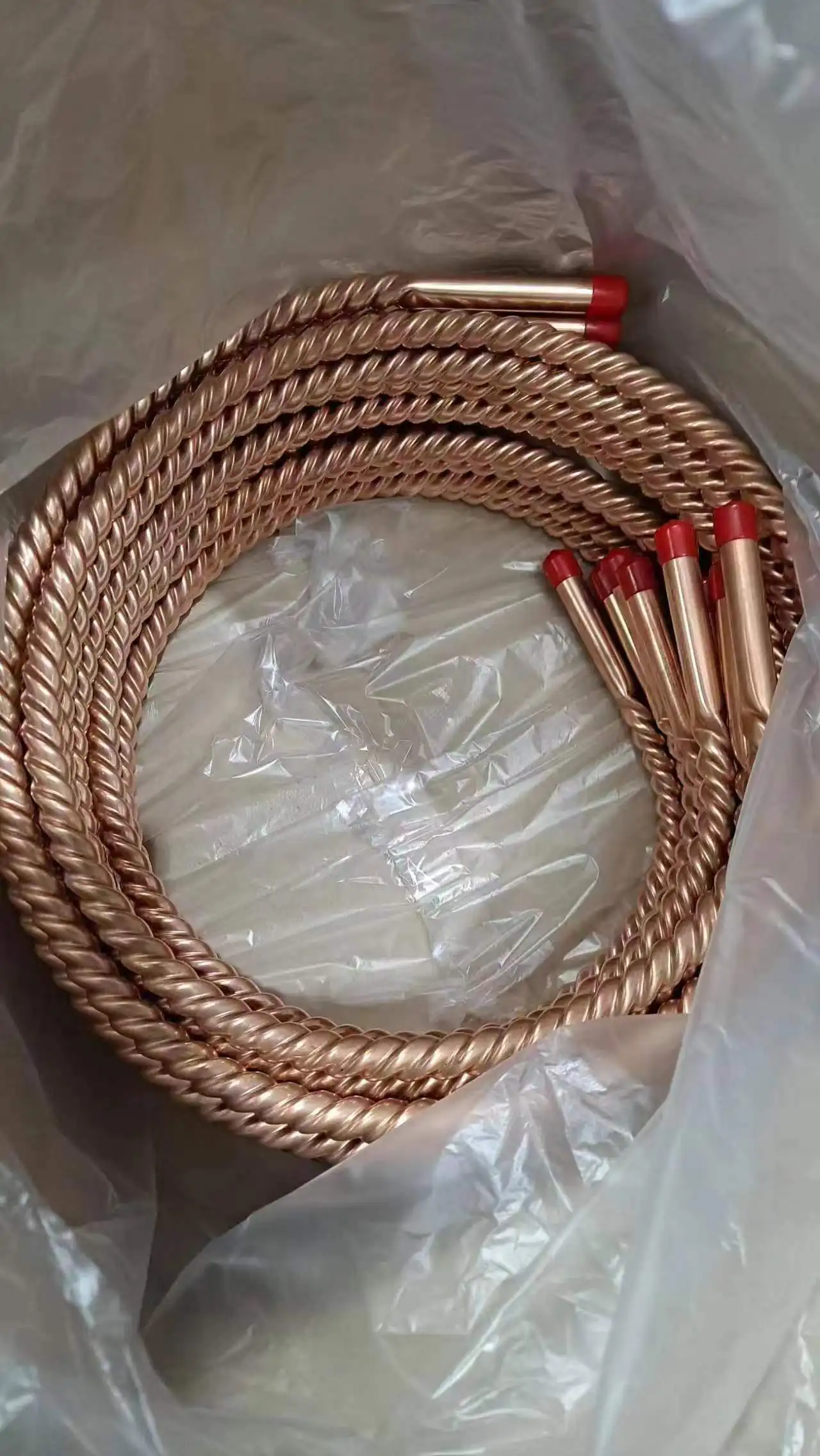 1/4\" ASTM B280 Seamless Copper Tube R410A Refrigerant 10 FT Air Conditioning Refrigeration Coil Tubing