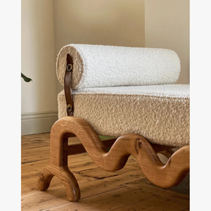 Chaise de canapé en bois massif de style nordique, banc design antique, banc d'entrée, tabouret à chaussures, tabouret de bout de <span class=keywords><strong>lit</strong></span> pour chambre à coucher - Product Image 3