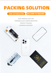 ฟิล์มกันรอยกระจกนิรภัย HD แบบใส บางเฉียบ ป้องกันรอยขีดข่วน ป้องกันแรงกระแทก ป้องกันฝุ่น บรรจุในกล่อง ติดตั้งง่าย สำหรับ iPhone - Product Image 4