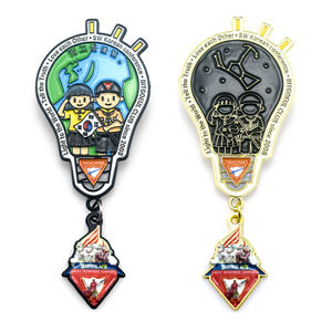 Sıcak satmak iyi 3D gümüş altın bakır bitmiş Pathfinder İsa çinko alaşım rozeti <span class=keywords><strong>Pin</strong></span> yumuşak mineli yaka rozeti - Product Image 2