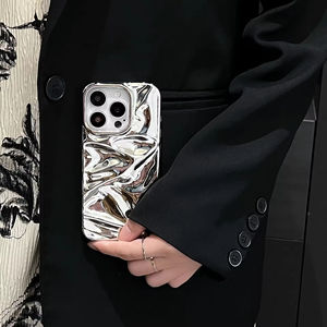 Funda de Teléfono Móvil Tridimensional con Pliegues, Antihuellas, Antigolpes, de EVA, para la Serie 17, Gran Venta - Product Image 2