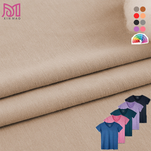 <span class=keywords><strong>Modal</strong></span> Algodón <span class=keywords><strong>Spandex</strong></span> 1X1 Rib 220gsm /260 Peso medio Ecológico Estiramiento para niños Niñas Ropa de tela teñida lisa - Product Image 5