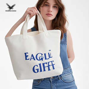 Bolso de mano grande Bolso de lona pequeño Bolso de lona personalizado de lona de algodón con logotipo impreso personalizado - Product Image 2