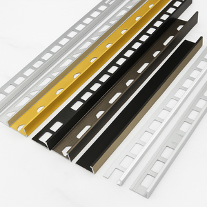 Perfil de Acabamento em Alumínio FSF de Alta Qualidade 10mm para Azulejos, Formato L, Certificado CE, Durável e Impermeável para Interiores Modernos - Product Image 5