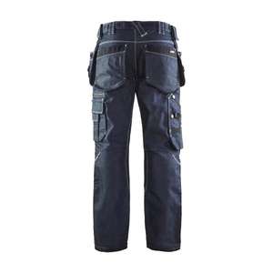 BLAKLADER - 196011418999C44 Craftsman <b>trousers</b> stretch X1900 Denim Navy <b>blue</b>/Black - EAN 7330509482339 <b>WORK</b> <b>TROUSERS</b> - Product Image 2