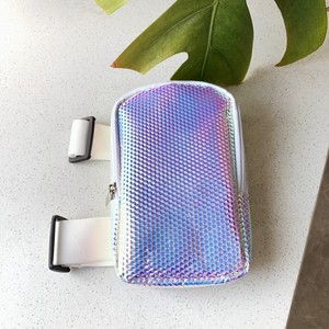 Bolso de muslo brillante de PU de 7,5 pulgadas, bolso impermeable para mujer, bolso de pierna de Carnaval, logotipo personalizado, bolso deportivo con cremallera para teléfono - Product Image 6