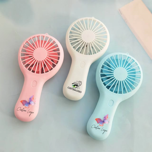 Nouveautés : Mini ventilateur portable rechargeable, personnalisable avec votre logo, pour table ou à main, idéal pour les extensions de cils - Product Image 6