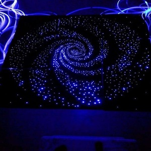 Plafonnier d'intérieur créatif intelligent LED ciel étoilé en fibre optique pour décoration de cinéma corps en plastique - Product Image 3