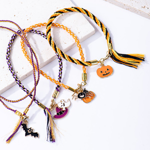 <span class=keywords><strong>Kit</strong></span> de Matériel de Tissage pour <span class=keywords><strong>Bracelet</strong></span> <span class=keywords><strong>Macramé</strong></span> DIY Tendance et Coloré, Breloques Thème Halloween, Fabrication de Bracelets Faits Main Unisexe pour Tous les Jours - Product Image 5