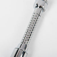 Buse de Robinet Économe en Eau Pliable, Rotative à 360 Degrés, Anti-éclaboussures, Aérateur pour Évier de Cuisine et de Salle de Bain